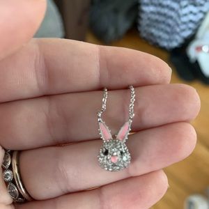 Kate Spade "Make Magic" Rabbit Necklace